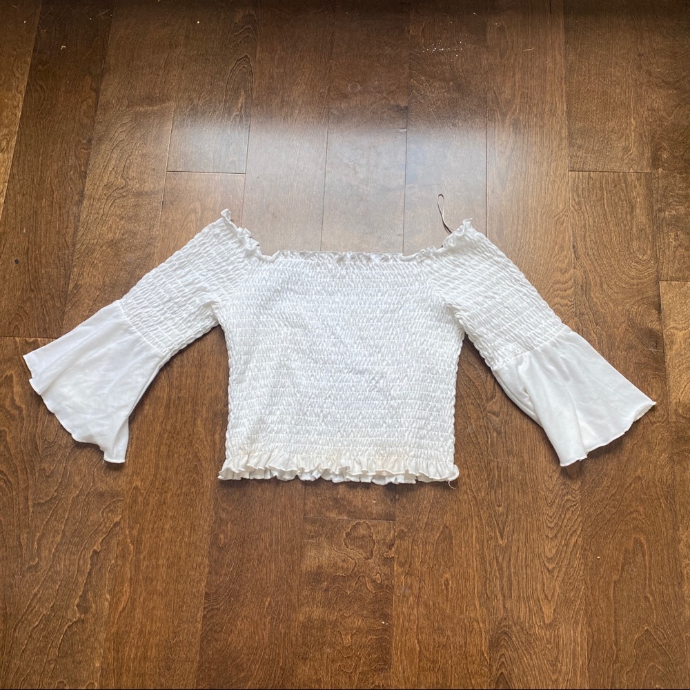 Jack By BB Dakota Off Shoulder Crop Top